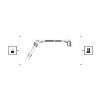 MSQ0035 MAGNETI MARELLI (Италия) MSQ0035 К-Т ПРОВОДОВ Зажигания MSQ0035 MAGNETI-MARELLI