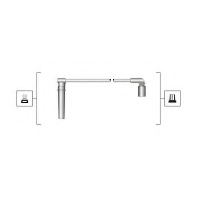 MSQ0006 MAGNETI MARELLI (Италия) MSQ0006 К-Т ПРОВОДОВ Зажигания MSQ0006 MAGNETI-MARELLI
