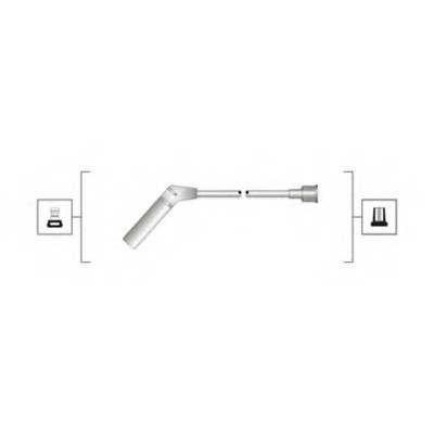 MSQ0061 MAGNETI MARELLI (Италия) MSQ0061 К-Т ПРОВОДОВ Зажигания MSQ0061 MAGNETI-MARELLI