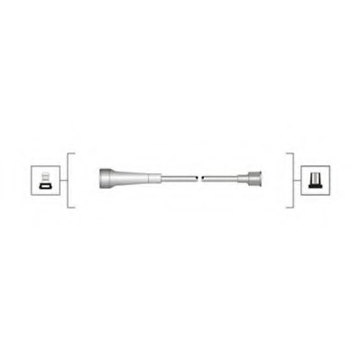 MSQ0057 MAGNETI MARELLI (Италия) MSQ0057 К-Т ПРОВОДОВ Зажигания MSQ0057 MAGNETI-MARELLI