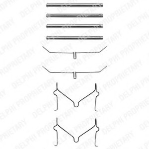 Фото комплектующие, колодки дискового тормоза LX0182 DELPHI LX0182 DELPHI LX0182 DELPHI Комплектующие, колодки дискового тормоза LX0182 DELPHI