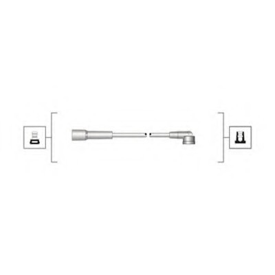 MSQ0016 MAGNETI MARELLI (Италия) Msq0016 к-т проводов зажигания MSQ0016 MAGNETI MARELLI