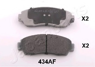 Колодки торм диск Hond CR-V III 07- PA434AF JAPANPARTS
