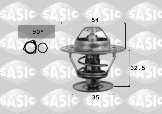 4000374 SASIC Термостат RENAULT Laguna/Nevada Safrane 4000374 SASIC