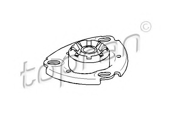 103673 TOPRAN (Germany) ОПОРА АМОРТИЗАТОРA ПЕР. ВЕРХНЯЯ AUDI 100 103673 TOPRAN