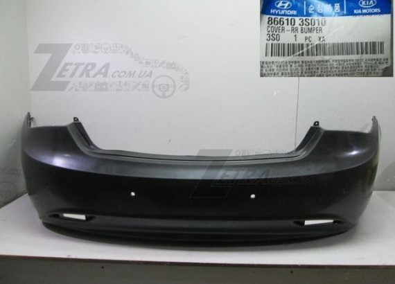 866103S010 MOBIS Накладка бампера заднего (под парктроник) SONATA