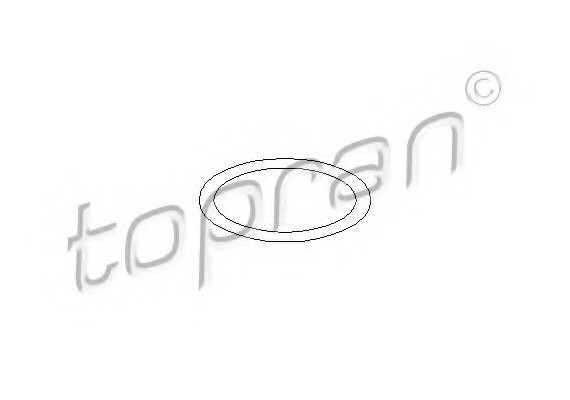 104526 TOPRAN (Germany) Кільце ущільнююче, масляний радіатор