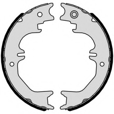 S83563 BREMBO (Германия) Колодки тормозные барабанные, комплект S83563 BREMBO
