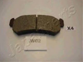 Фото колодки тормозные дисковые задні PPW02AF JAPANPARTS PPW02AF JAPAN PPW02AF JAPAN Колодки тормозные дисковые задні PPW02AF JAPANPARTS
