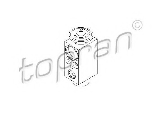 110730 TOPRAN (Germany) Расширительный клапан, кондиционер 110730 HANS PRIES