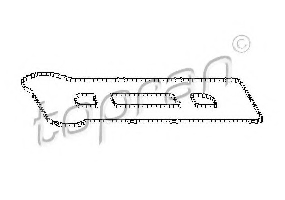 302272 TOPRAN (Germany) Прокладка, крышка головки цилиндра 302272 HANS PRIES