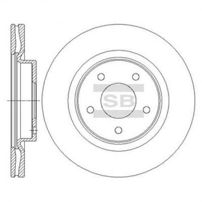 SD4223 Hi-Q (SANGSIN BRAKE) Диск гальмівний