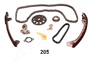 KDK205 JAPAN Ланцюг ГРМ с натяжителями, комплект KDK205 JAPANPARTS