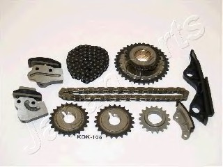 Фото ланцюг ГРМ с натяжителями, комплект KDK105 JAPANPARTS KDK105 JAPAN KDK105 JAPAN Ланцюг ГРМ с натяжителями, комплект KDK105 JAPANPARTS