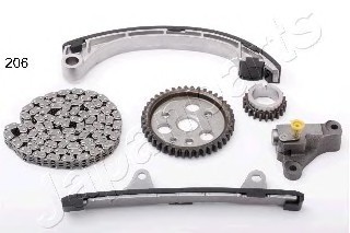 KDK206 JAPAN Ланцюг ГРМ с натяжителями, комплект KDK206 JAPANPARTS