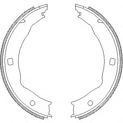 Фото колодки барабанные стояночного тормоза 471700 REMSA 471700 Remsa 471700 Remsa Колодки барабанные стояночного тормоза 471700 REMSA