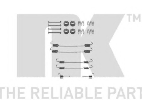 7937750 NK Ремкомплект торм. колодок PSA C3/207 07- 7937750 NK