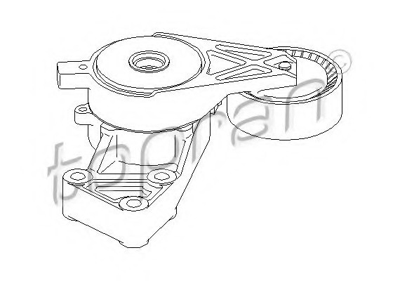 108417 TOPRAN (Germany) Натяжний механізм з роликом