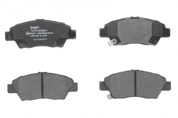 Колодки тормозные дисковые, комплект LP2194 DELPHI