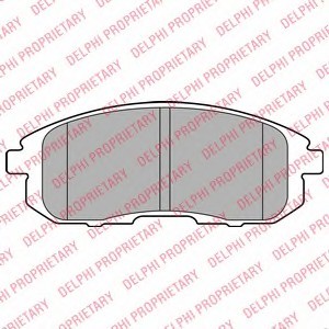 Фото колодки тормозные дисковые, комплект LP2148 DELPHI LP2148 DELPHI LP2148 DELPHI Колодки тормозные дисковые, комплект LP2148 DELPHI