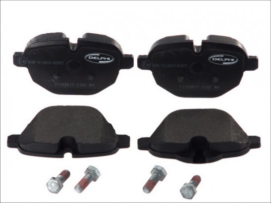 LP2162 DELPHI Колодки тормозные дисковые, комплект LP2162 DELPHI