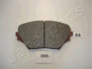 Фото колодки торм. дисковые Rav4 00- PA280AF JAPANPARTS PA280AF JAPAN PA280AF JAPAN Колодки торм. дисковые Rav4 00- PA280AF JAPANPARTS