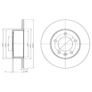 BG4320 DELPHI Диск тормозной Re RE Master III 10- BG4320 DELPHI