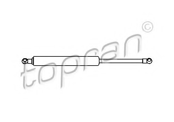 104355 TOPRAN (Germany) АМОРТИЗАТОР Багажника AUDI 80 86-91 104355 TOPRAN