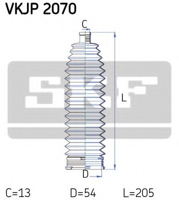 VKJP2070 SKF Комплект пылника, рулевое управление VKJP2070 SKF