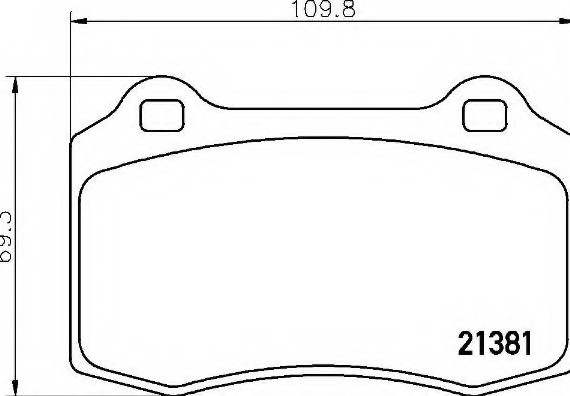 P36020 BREMBO (Германия) Колодки гальмівні | зад | P36020 BREMBO