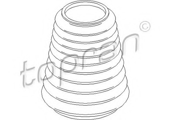 103619 TOPRAN (Germany) Пыльник АМОРТИЗАТОРА ПЕР. AUDI 100 103619 TOPRAN