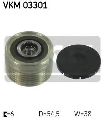 Механизм свободного хода генератора VKM03301 SKF