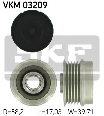 Механизм свободного хода генератора VKM03209 SKF