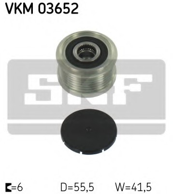 Механизм свободного хода генератора VKM03652 SKF