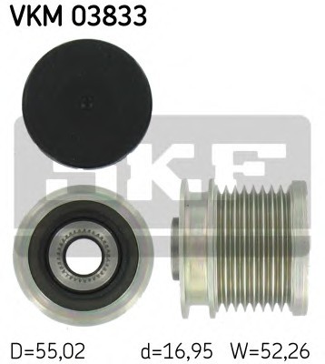Механизм свободного хода генератора VKM03833 SKF