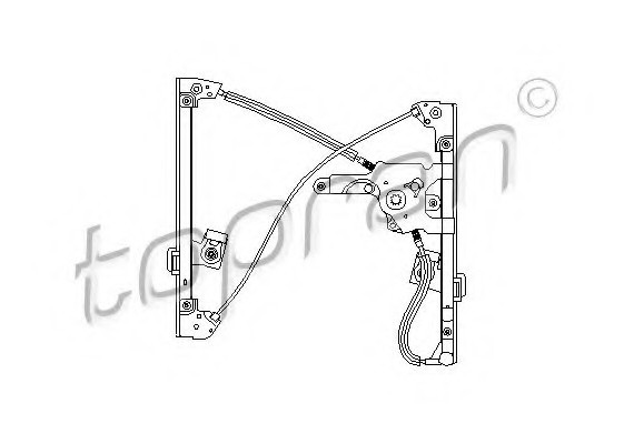 111257 TOPRAN (Germany) Подъемное устройство для окон 111257 HANS PRIES