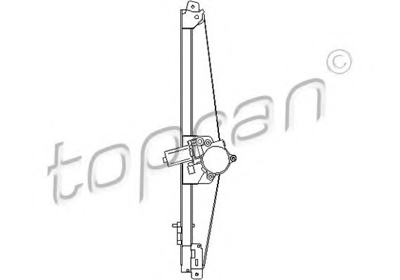 207363 TOPRAN (Germany) Подъемное устройство для окон 207363 HANS PRIES