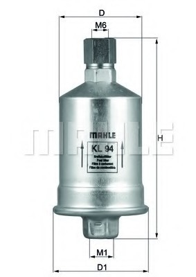 KL94 KNECHT Фильтр топливный Alfa/Fiat/VW -96 - KL94 KNECHT