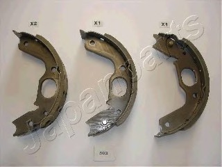 Фото колодки тормозные барабанные gf503af japanparts GF503AF JAPAN GF503AF JAPAN КОЛОДКИ ТОРМОЗНЫЕ БАРАБАННЫЕ GF503AF JAPANPARTS
