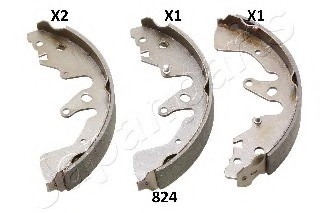 Фото колодки тормозные барабанные GF824AF JAPANPARTS Колодки тормозные барабанные GF824AF JAPANPARTS