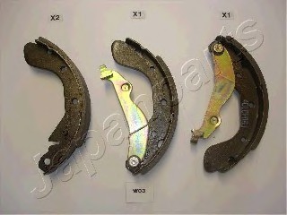 GFW03AF JAPAN КОЛОДКИ ТОРМОЗНЫЕ БАРАБАННІ GFW03AF JAPANPARTS