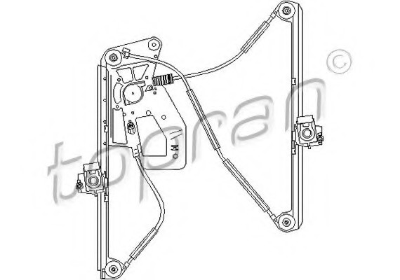 501827 TOPRAN (Germany) Подъемное устройство для окон 501827 HANS PRIES