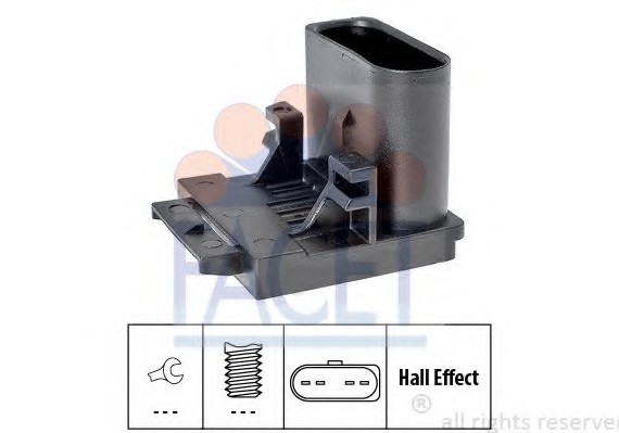 71309 FACET Датчик стоп-сигнала ня Caddy 04-/Golf 08- 1.2-2.0 (7.1309) FACET