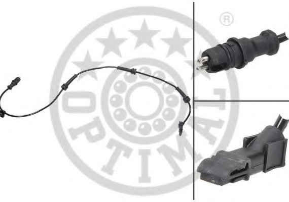 06S131 OPTIMAL Датчик, частота вращения колеса 06S131 OPTIMAL