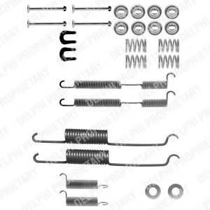 LY1092 DELPHI Комплектующие, тормозная колодка LY1092 DELPHI