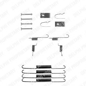 Фото комплектующие, тормозная колодка LY1114 DELPHI LY1114 DELPHI LY1114 DELPHI Комплектующие, тормозная колодка LY1114 DELPHI
