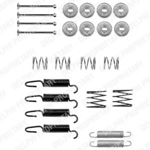 LY1312 DELPHI Комплектующие, тормозная колодка LY1312 DELPHI