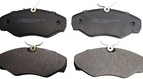 B110586 Denckermann KОЛОДКИ ТОPМОЗНЫЕ ДИСКОВЫЕ B110586 DENCKERMANN