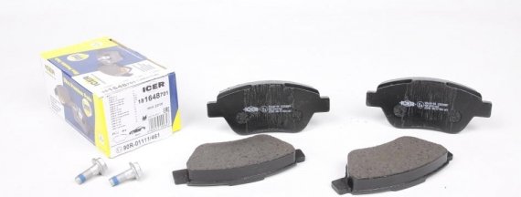 181648701 ICER Колодки тормозные дисковые ICER 181648701 ICER