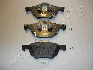 Колодки тормозные передние PA452AF JAPANPARTS